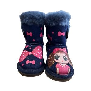 NiuNiu suede handpainted boots - size 11.5